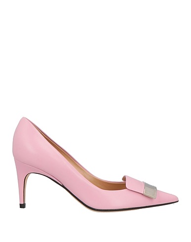 SERGIO ROSSI Court Pink Leather