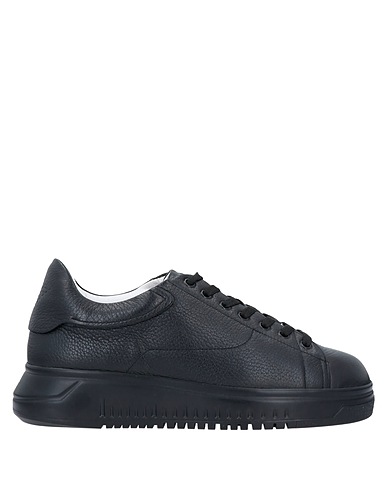 EMPORIO ARMANI Sneakers Nero 100% Pelle di cervo