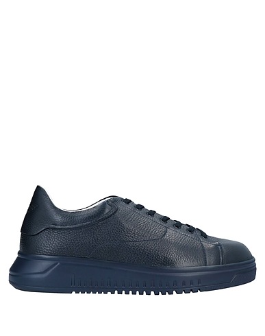 EMPORIO ARMANI Sneakers Blu notte 100% Pelle di cervo