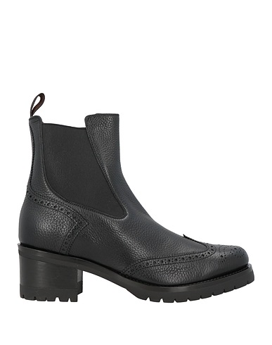 SANTONI Ankle boot Black Soft Leather