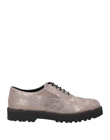 HOGAN Laced shoes Taupe Leather
