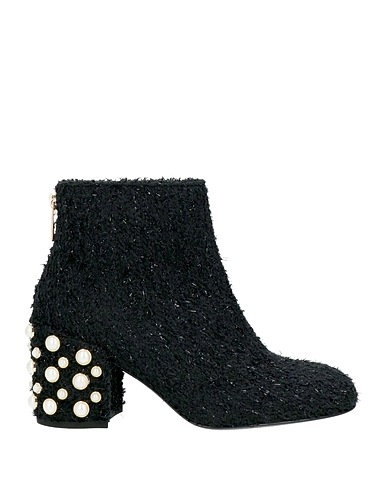 STUART WEITZMAN Ankle boot Black Textile fibers