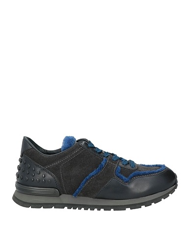 TOD'S Sneakers Charcoal Calfskin, Shearling
