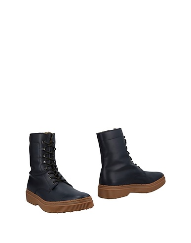 TOD'S Ankle boot Midnight blue Shearling