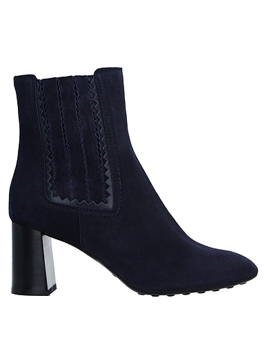 TOD'S Ankle boot Midnight blue Leather