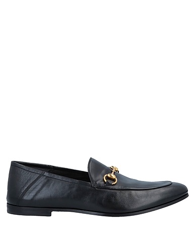 GUCCI Loafers Black Soft Leather
