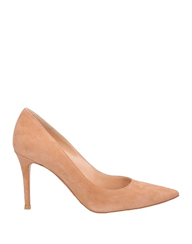 GIANVITO ROSSI Court Light brown Chamois leather