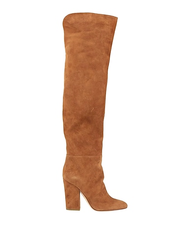 SERGIO ROSSI Boots Camel Soft Leather