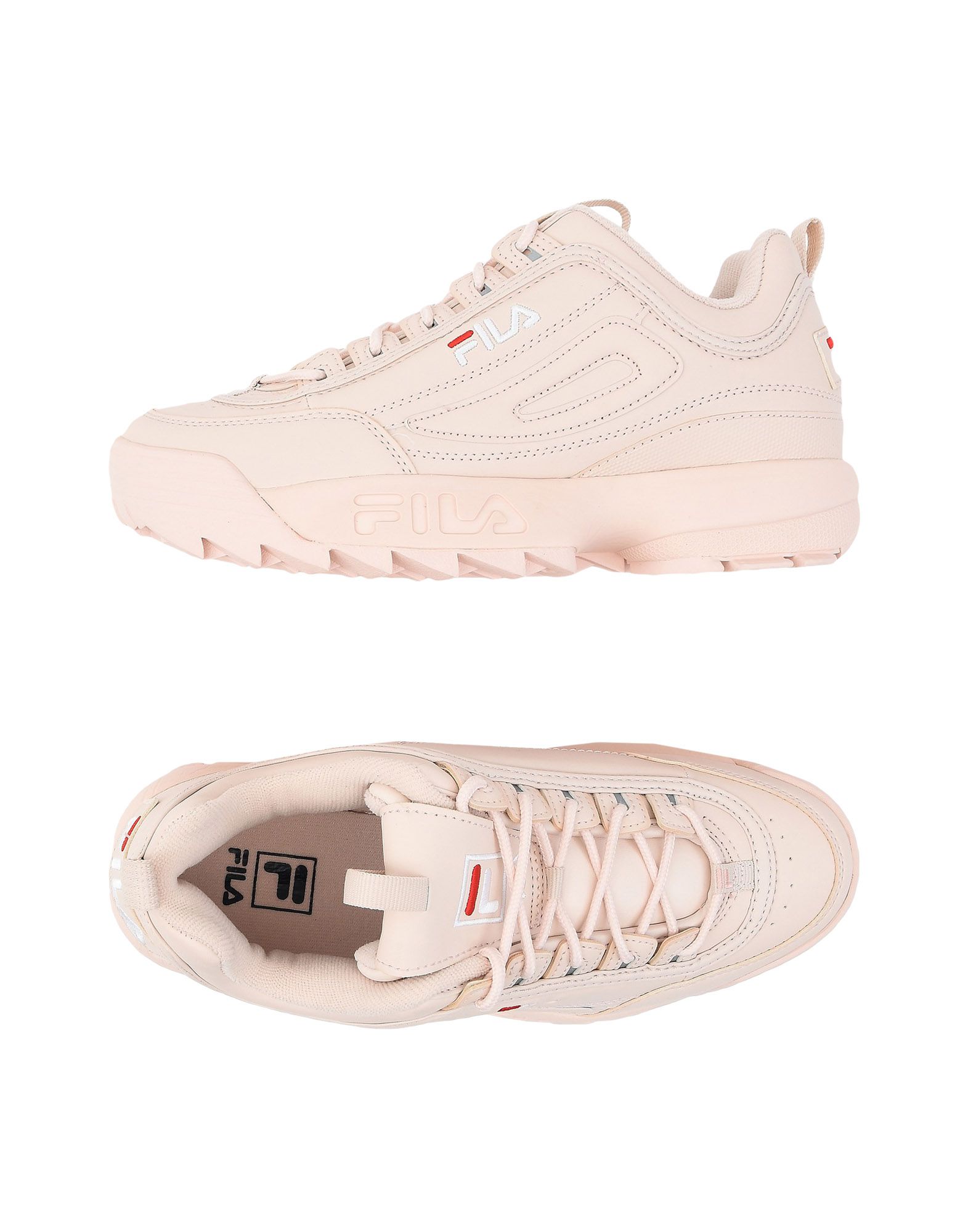 fila disruptor low donna rosa