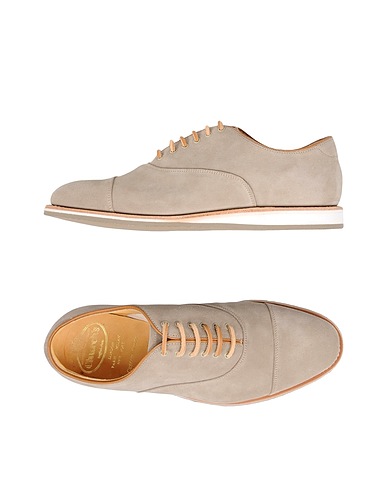 CHURCH'S Stringate Beige Pelle