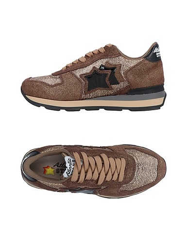 ATLANTIC STARS Sneakers Bronzo Pelle, Fibre tessili