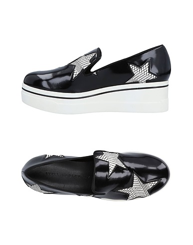 STELLA McCARTNEY Loafers Black Textile fibers