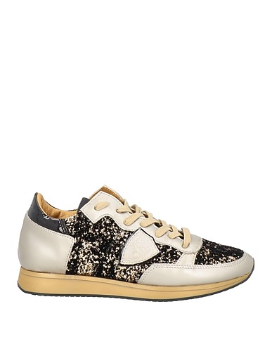 PHILIPPE MODEL Sneakers Black Leather, Textile fibres