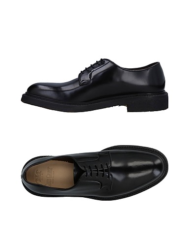 GREEN GEORGE Schnürschuhe Schwarz Leder