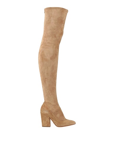 SERGIO ROSSI Boots Camel Leather