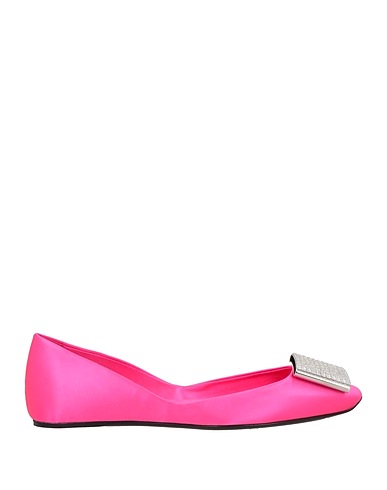 ROGER VIVIER Ballet flats Fuchsia Textile fibers