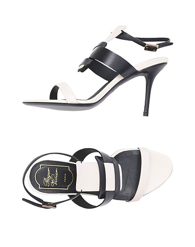 ROGER VIVIER Sandals White Leather