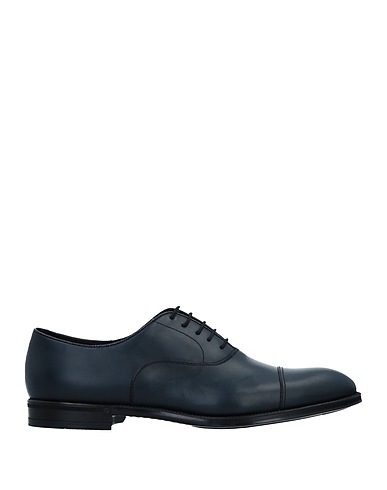 DOUCAL'S Stringate Blu notte Pelle di vitello