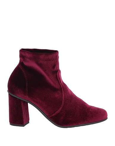 NR RAPISARDI Ankle boot Garnet Textile fibres