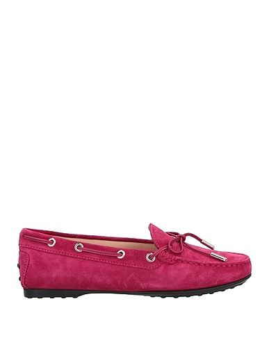 TOD'S Loafers Purple Leather