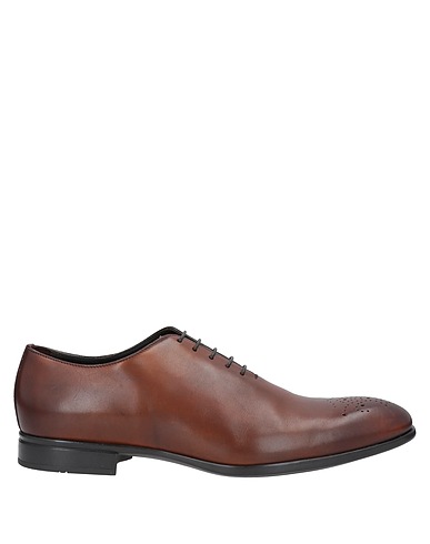 DOUCAL'S Laced shoes Brown Leather