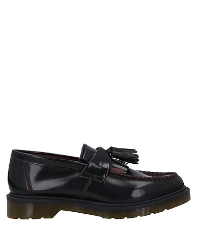 DR. MARTENS Loafers Burgundy Soft Leather