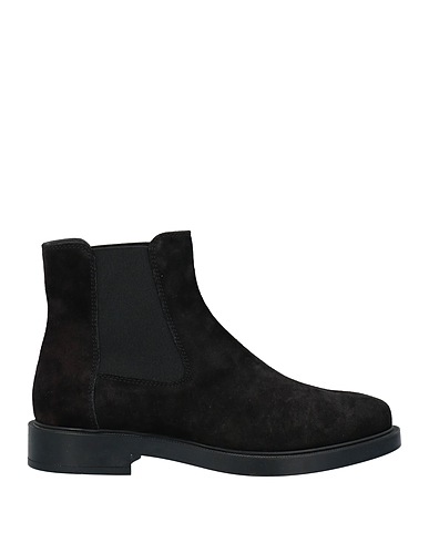 TOD'S ショートブーツ ブラック 革