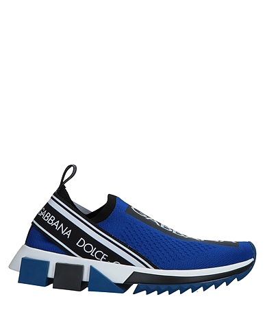 DOLCE&GABBANA Sneakers Königsblau 70% Polyamid, 20% Elastan, 5% Baumwolle, 3% Viskose, 2% Andere Fasern
