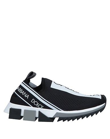 DOLCE&GABBANA Sneakers Nero 70% Poliammide, 20% Elastan, 5% Cotone, 3% Viscosa, 2% Altre Fibre
