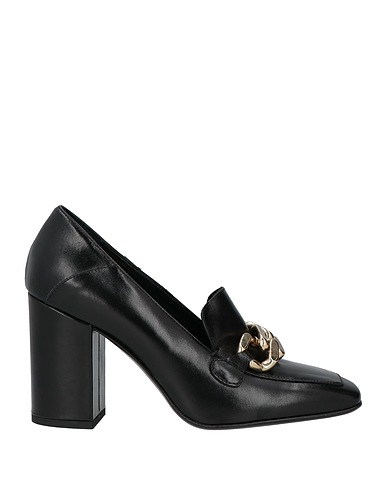 BRUGLIA Loafers Black Calfskin