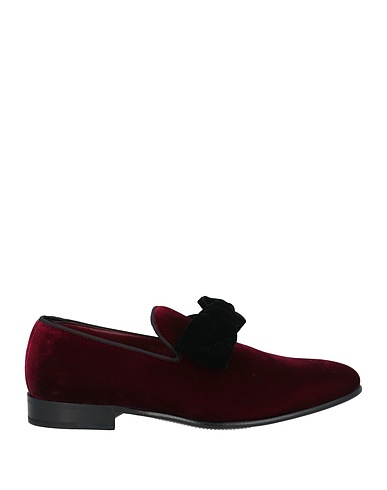DOLCE&GABBANA Loafers Burgundy 95% Viscose, 5% Goat skin