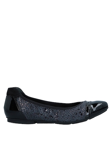 HOGAN Ballet flats Slate blue Leather