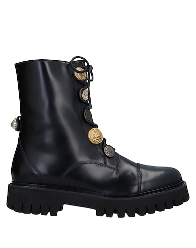 DOLCE&GABBANA Ankle boot Black 100% Calfskin