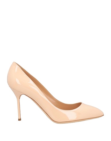 SERGIO ROSSI Pumps Sand Kalbshaar
