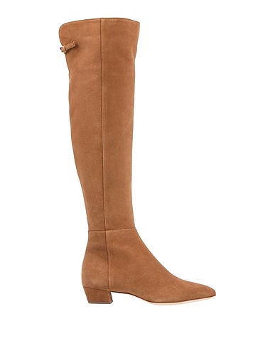 SERGIO ROSSI Boots Camel Soft Leather