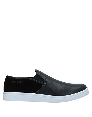 NEIL BARRETT Sneakers Nero Pelle, Fibre elastiche