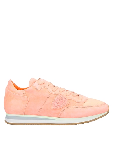 PHILIPPE MODEL Sneakers Lachs Leder, Gewebefasern
