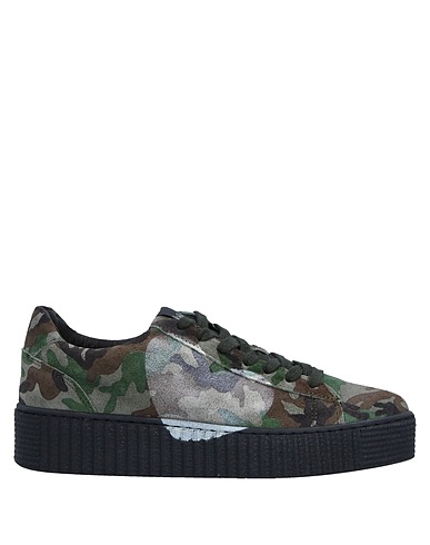NIRA RUBENS Sneakers Military green Leather