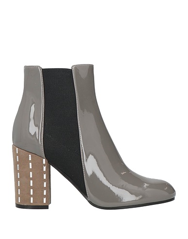 POLLINI Ankle boot Grey Soft Leather