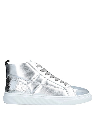 HOGAN Sneakers Silver Leather