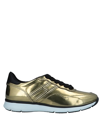 HOGAN Sneakers Gold Leather
