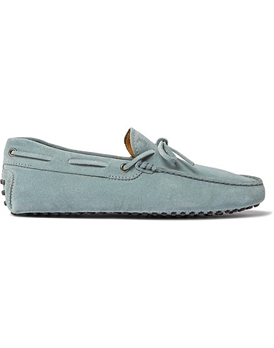 TOD'S Mokassins Hellgrau Leder