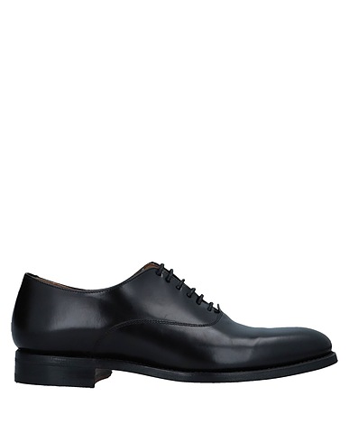 BERWICK  1707 Laced shoes Black Soft Leather