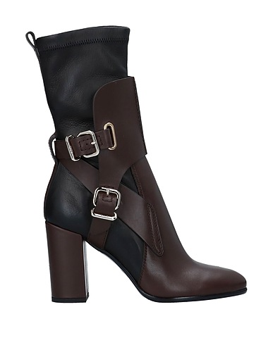 TOD'S Ankle boot Dark brown Leather