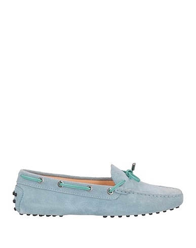 TOD'S Loafers Light blue Soft Leather