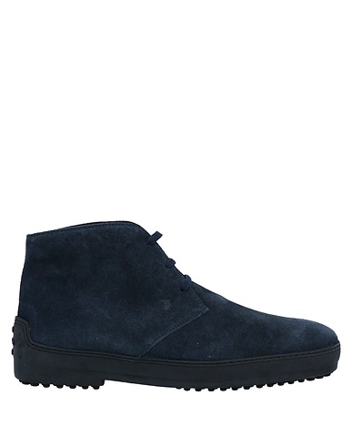 TOD'S Ankle boot Midnight blue Soft Leather