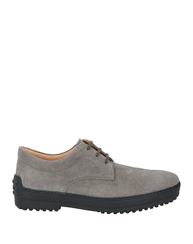 TOD'S Laced shoes Lead Leather