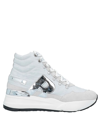 RUCOLINE Sneakers Light grey Textile fibres, Leather