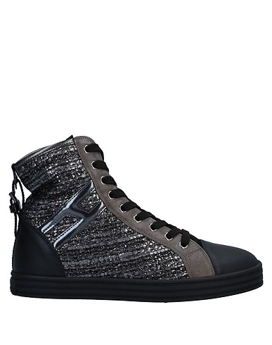 HOGAN REBEL Sneakers Black Textile fibres, Leather
