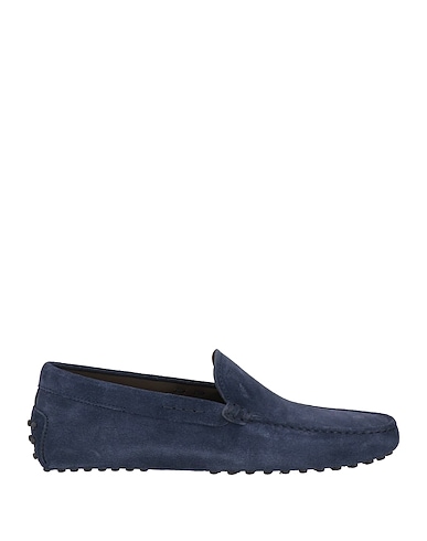 TOD'S Loafers Navy Leather